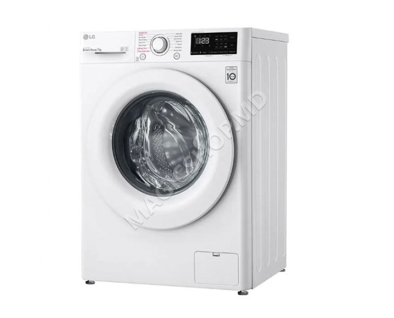 Mașină de spălat LG F2WV3S7S3E, 7kg, Alb